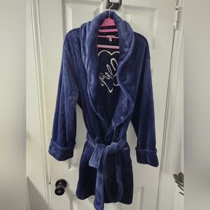 Women's SONOMA navy Blue Robe Size L